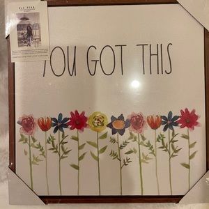 Rae Dunn Wood Frame Canvas